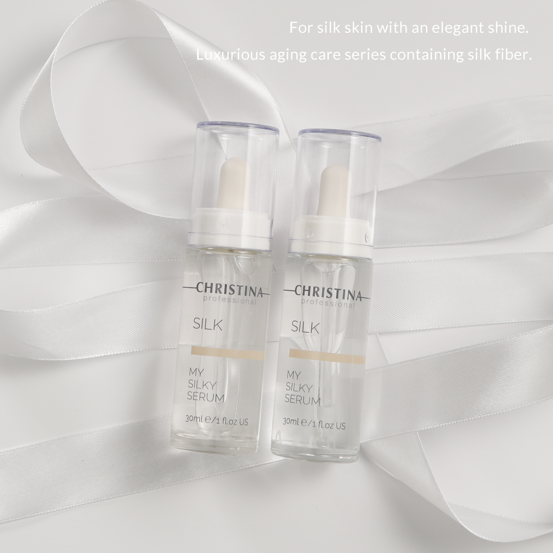 フェイシャルエステのシルク製品