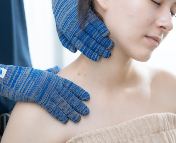 電気ケアの施術写真